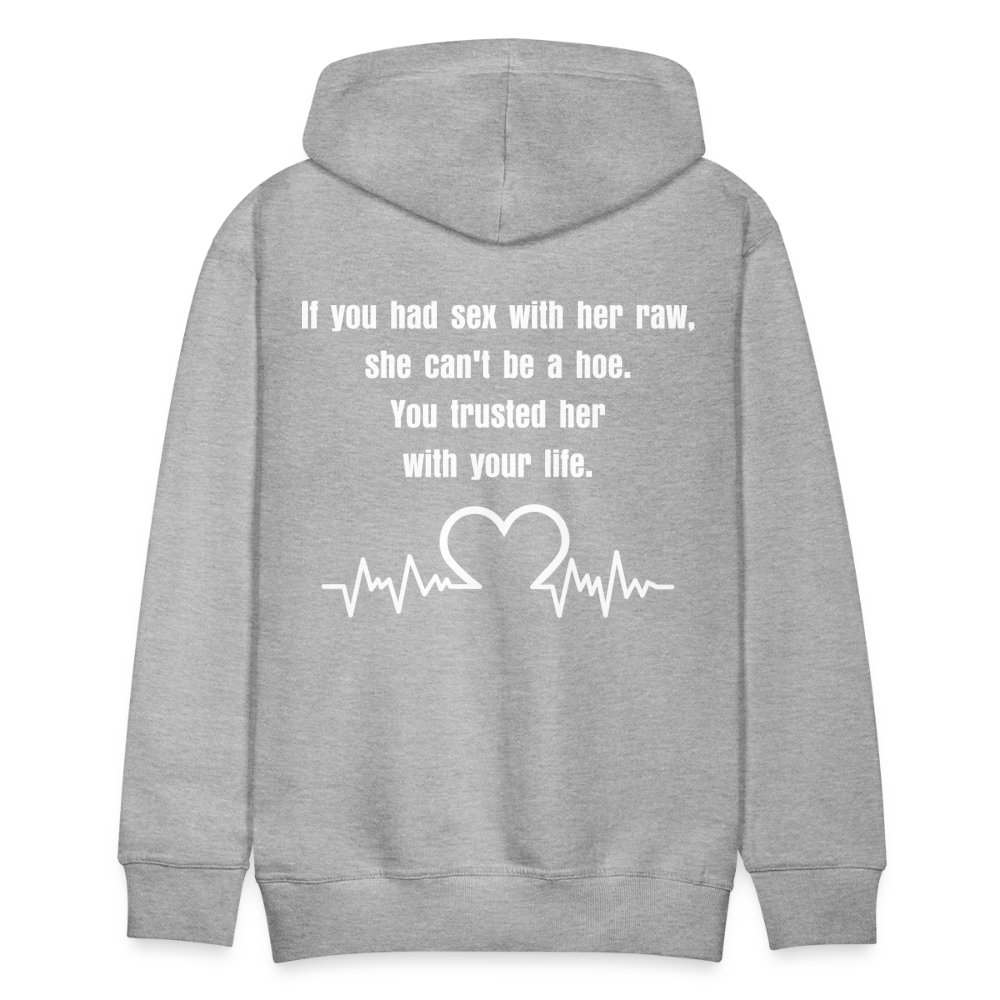 Men’s Premium Hoodie - heather grey