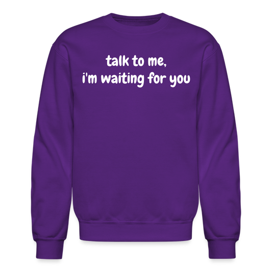 Crewneck Sweatshirt - purple