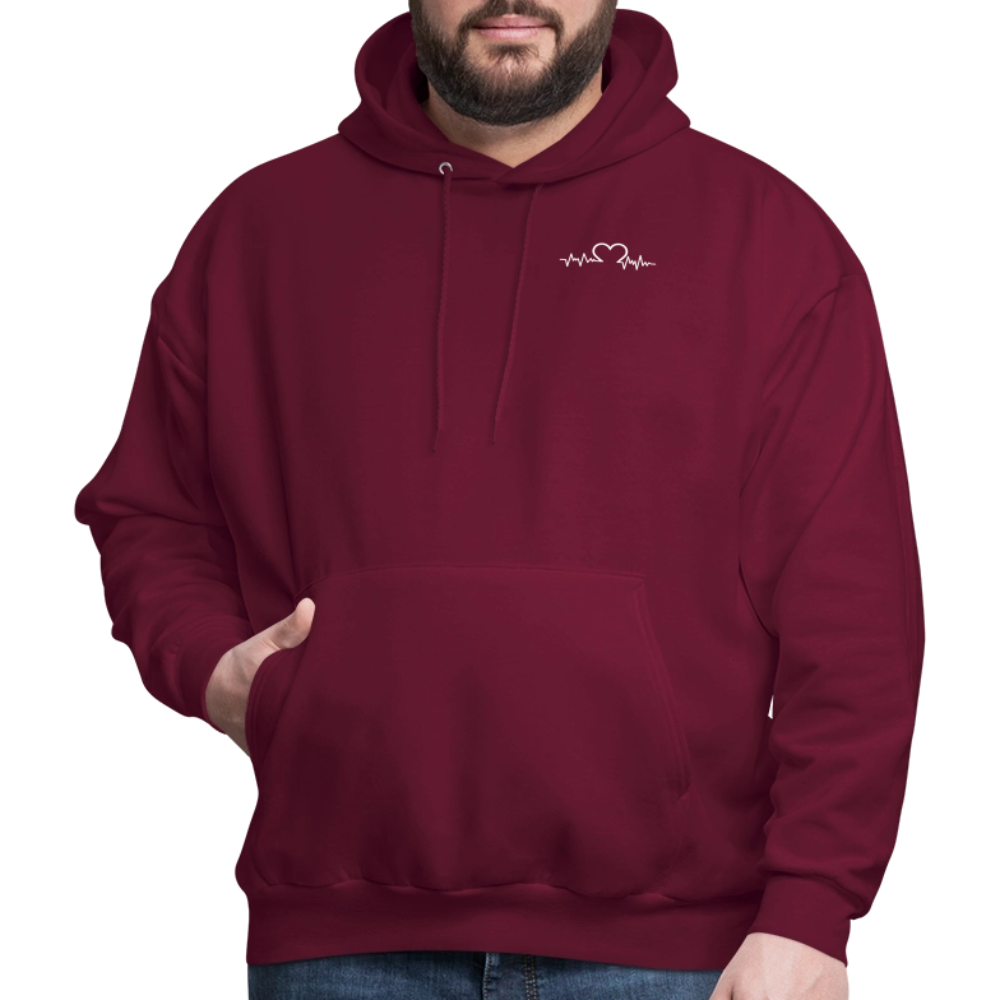 Men's Hoodie - burgundy