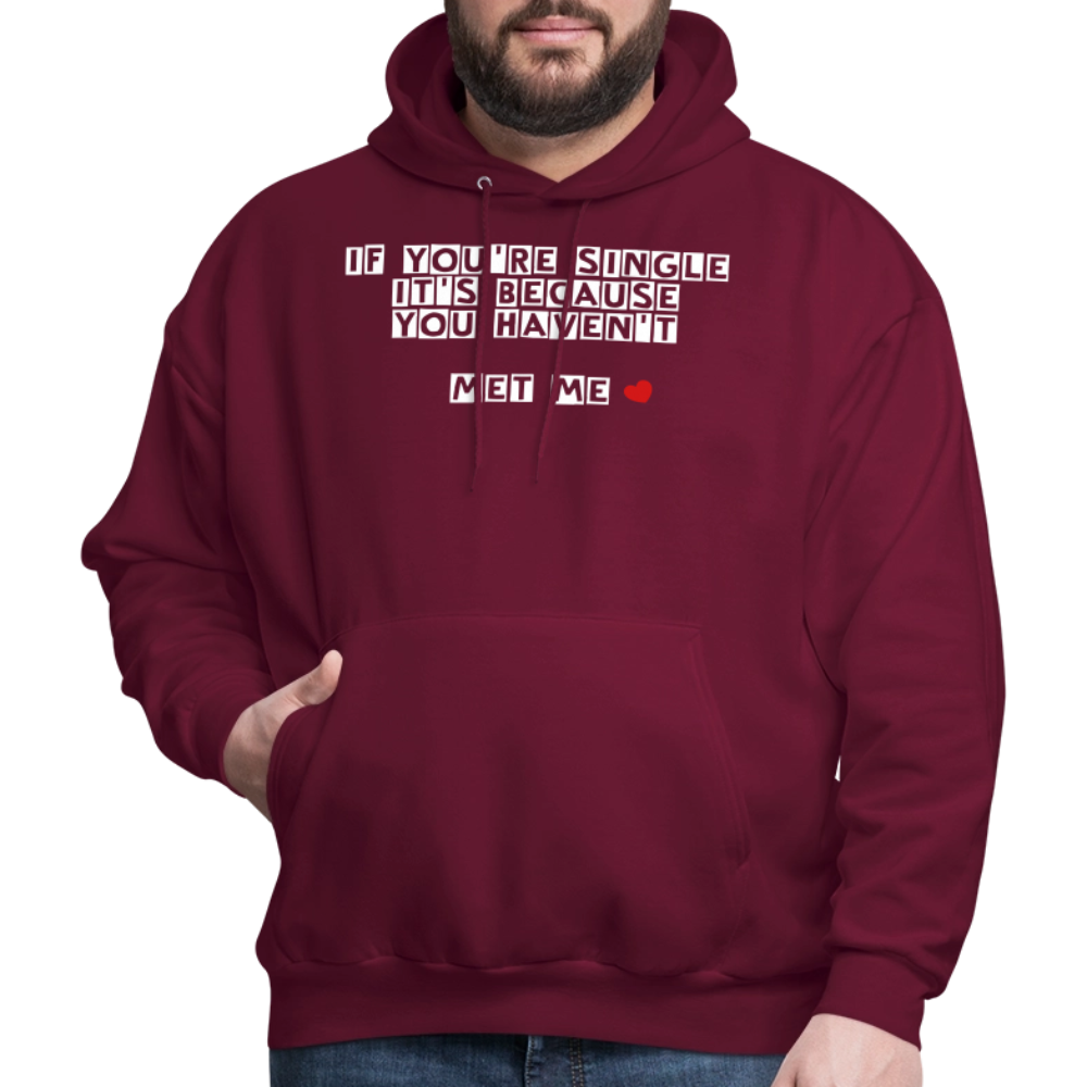 Men's Hoodie - burgundy