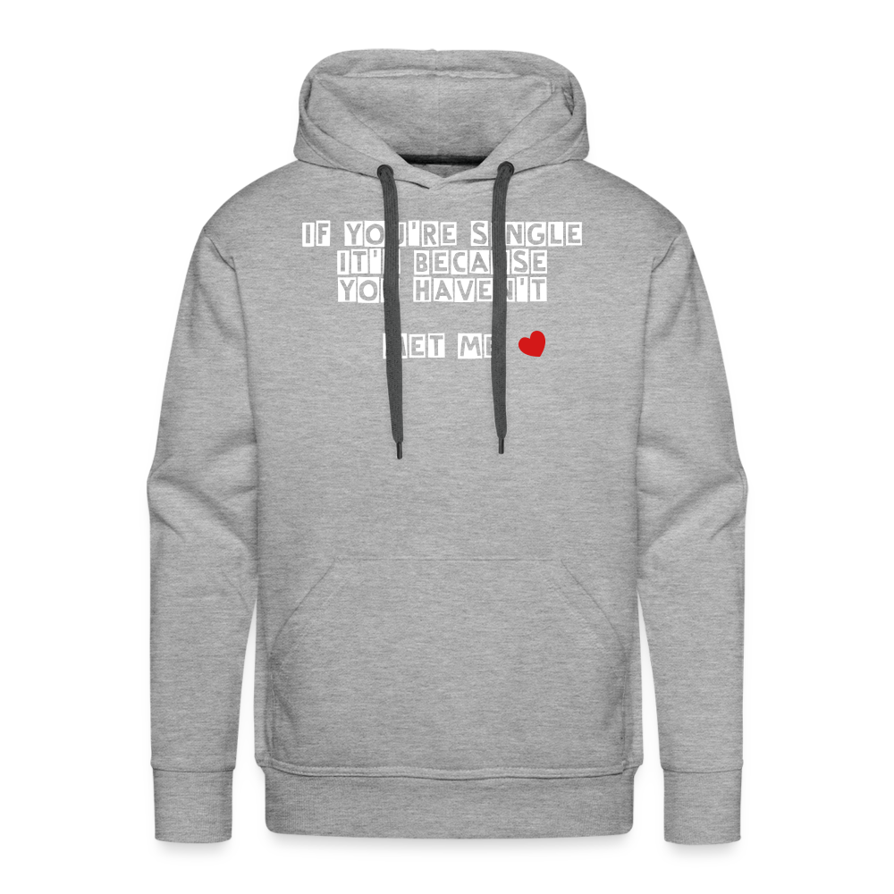 Men’s Premium Hoodie - heather grey