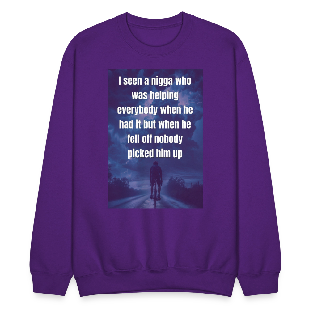 Crewneck Sweatshirt - purple