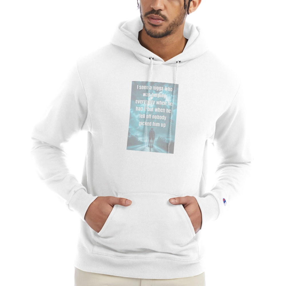 Champion Unisex Powerblend Hoodie - white