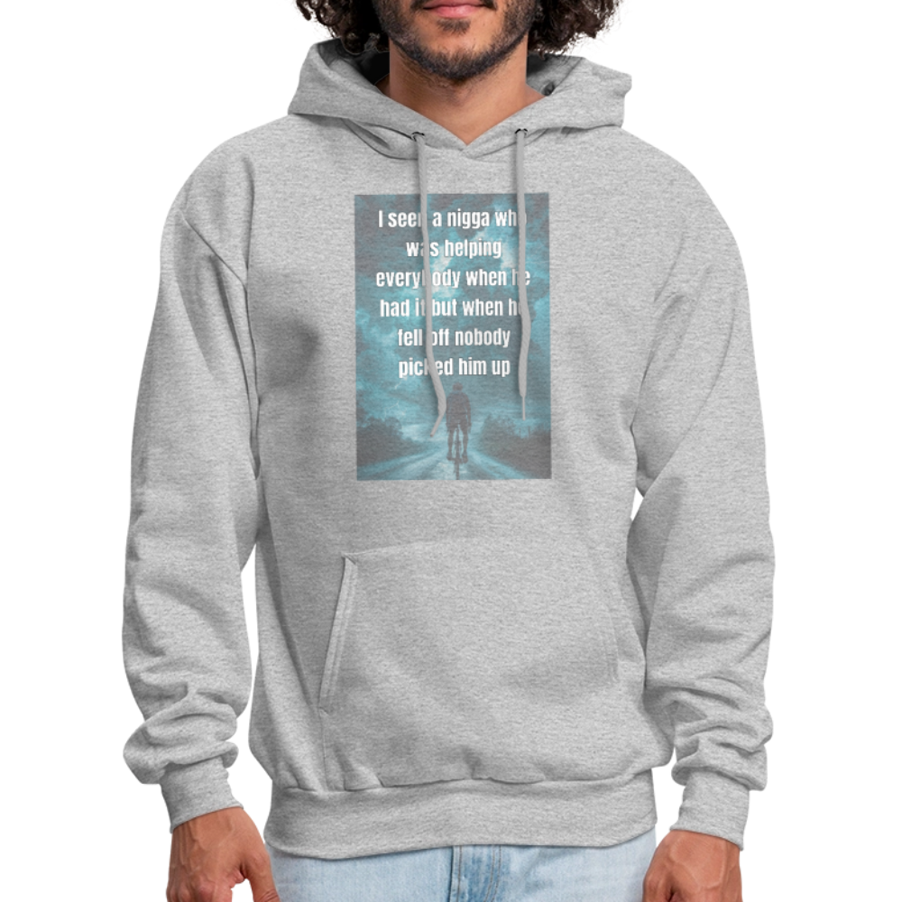 Men's Hoodie - heather gray