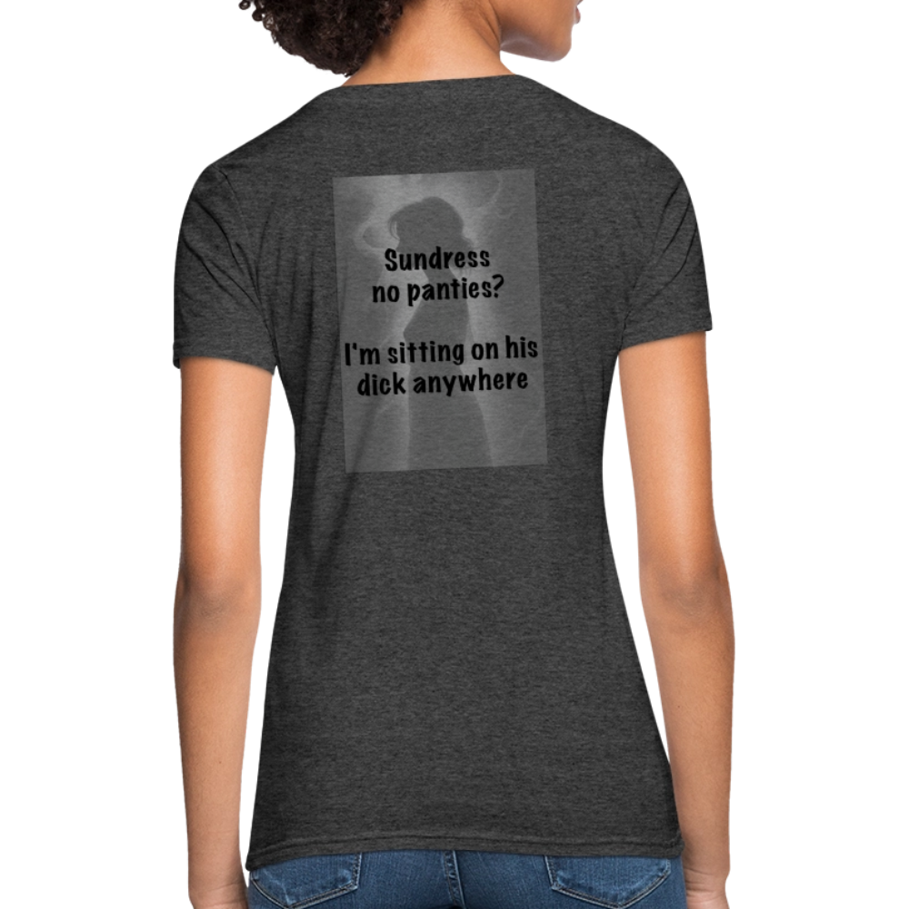 Women's T-Shirt - heather black