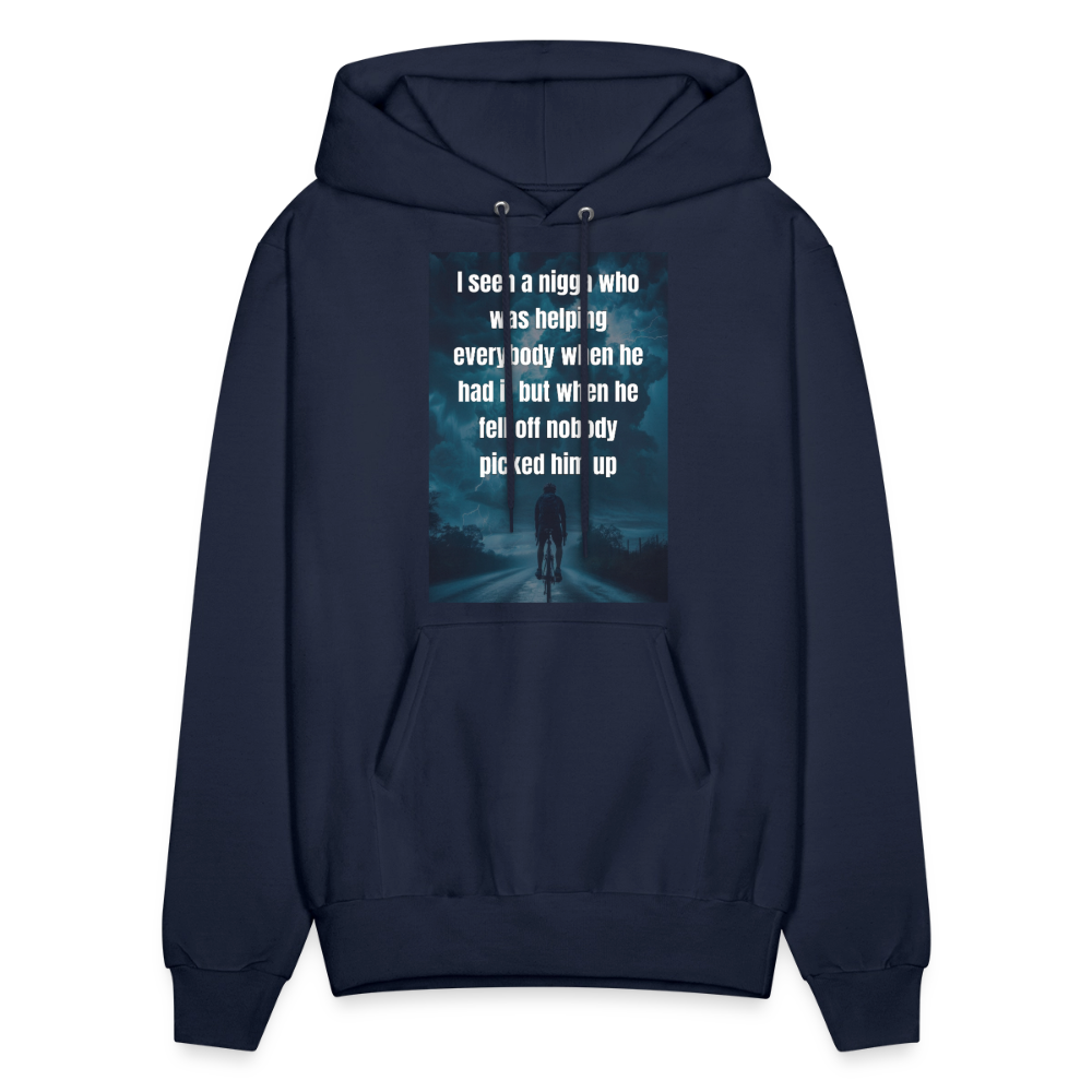 Men's Hoodie - navy