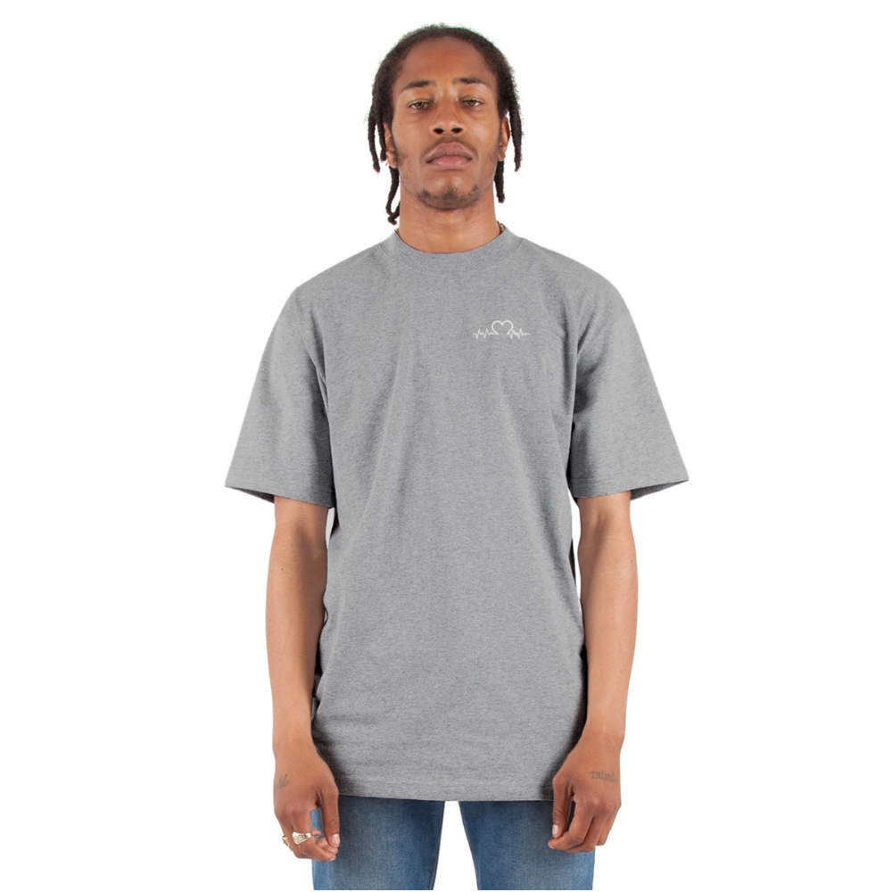 Unisex Oversized Heavyweight T-Shirt - heather gray