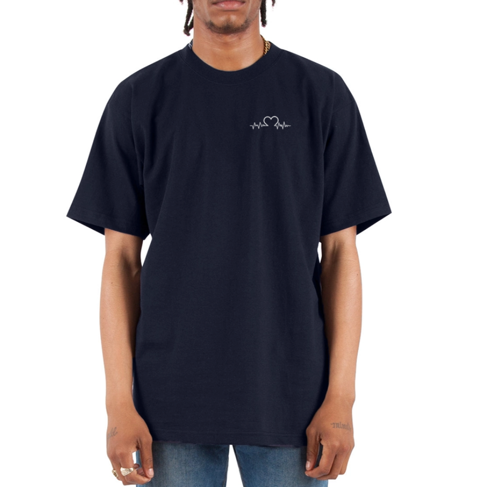 Unisex Oversized Heavyweight T-Shirt - navy