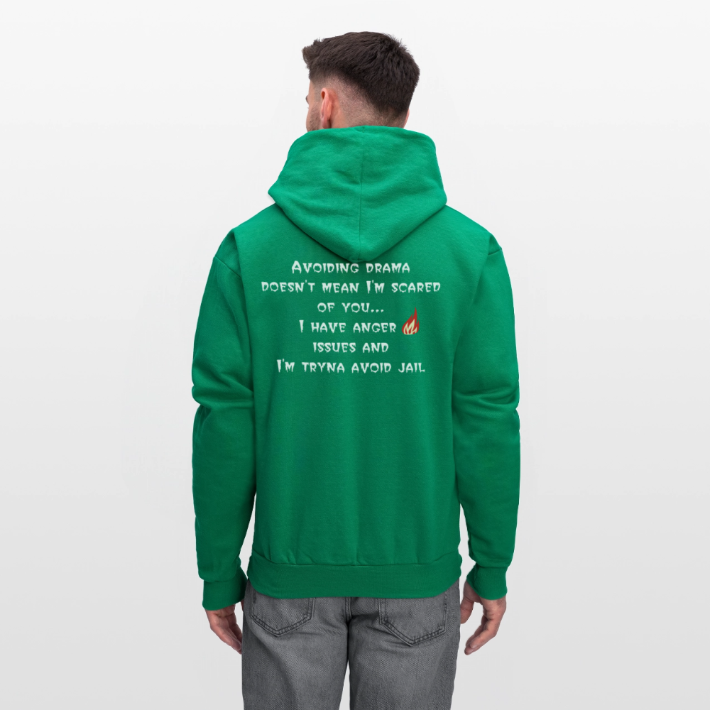 Men's Hoodie - kelly green