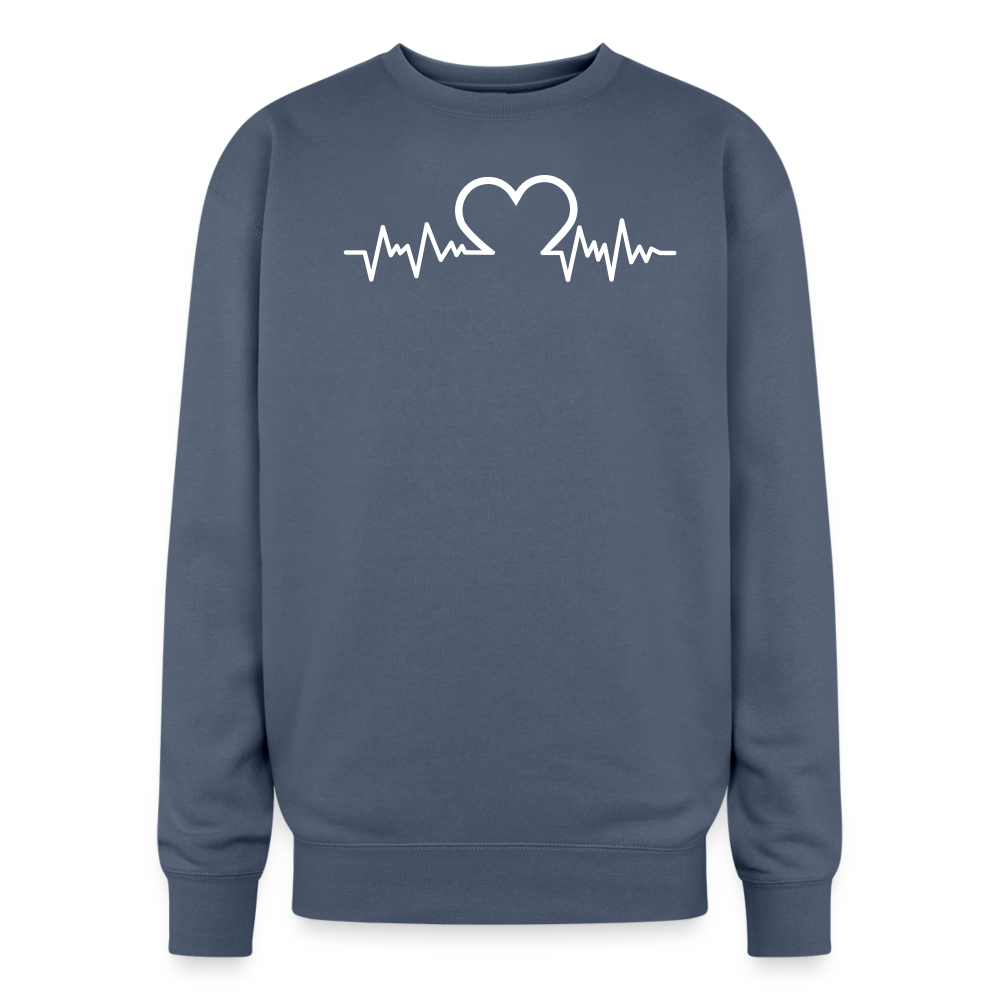 Oversized Crewneck Sweatshirt - stone blue