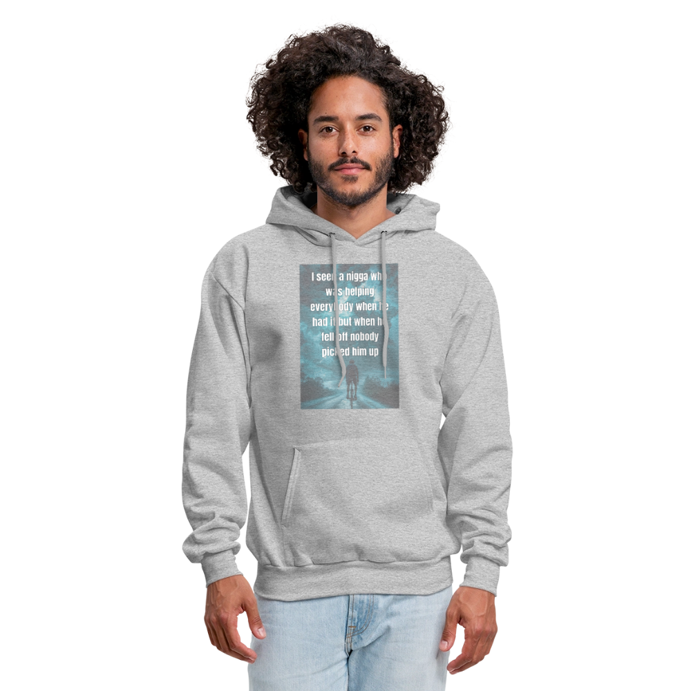 Men's Hoodie - heather gray