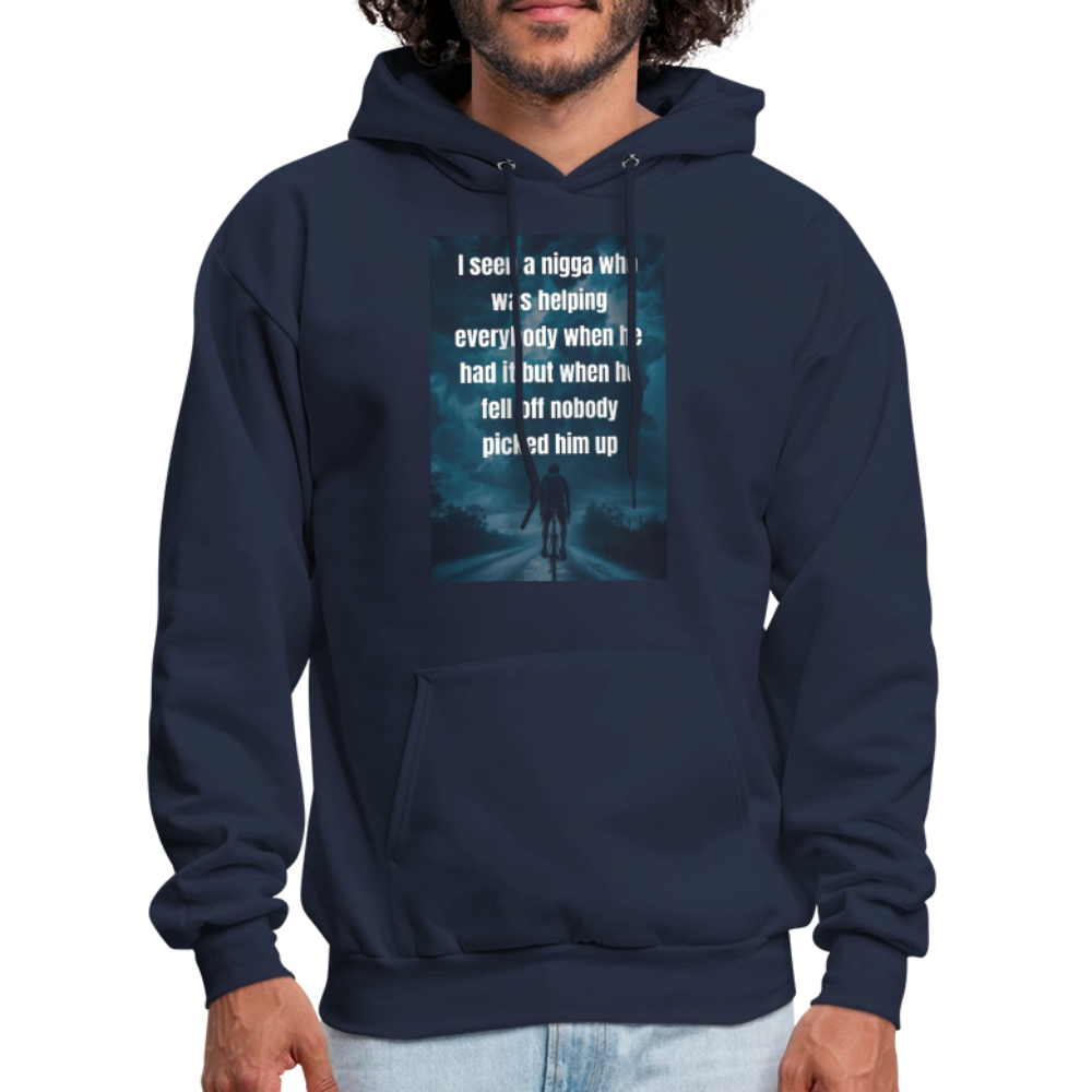 Men's Hoodie - navy