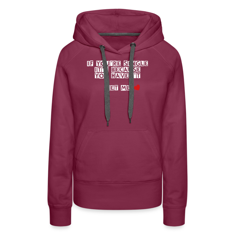 Women’s Premium Hoodie - burgundy