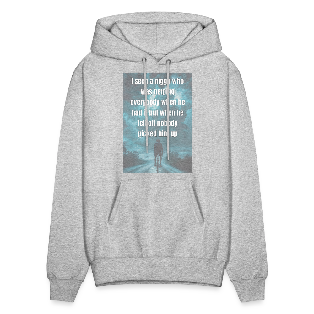 Men's Hoodie - heather gray