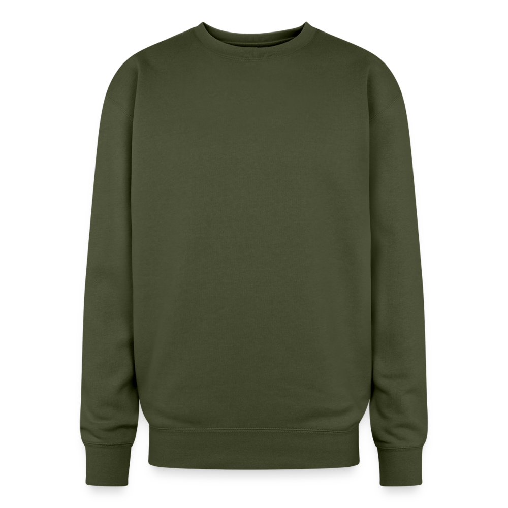 Oversized Crewneck Sweatshirt - olive green