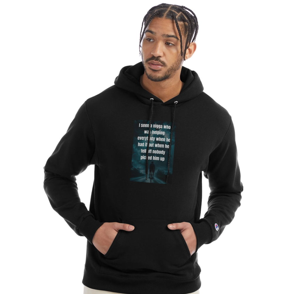 Champion Unisex Powerblend Hoodie - black