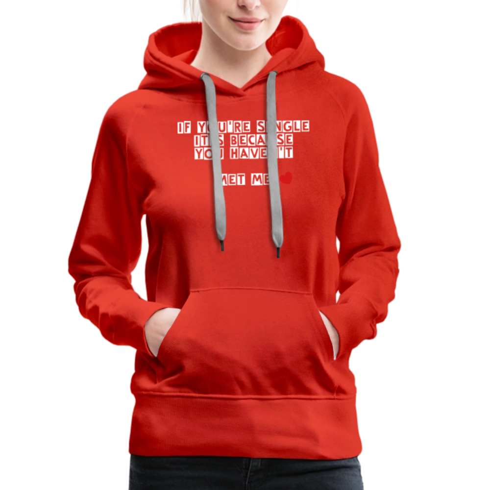 Women’s Premium Hoodie - red