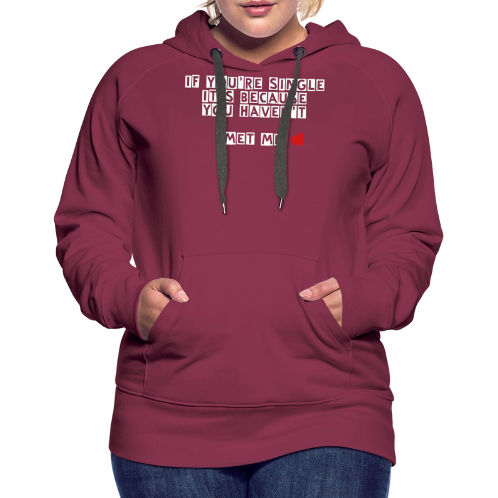 Women’s Premium Hoodie - burgundy