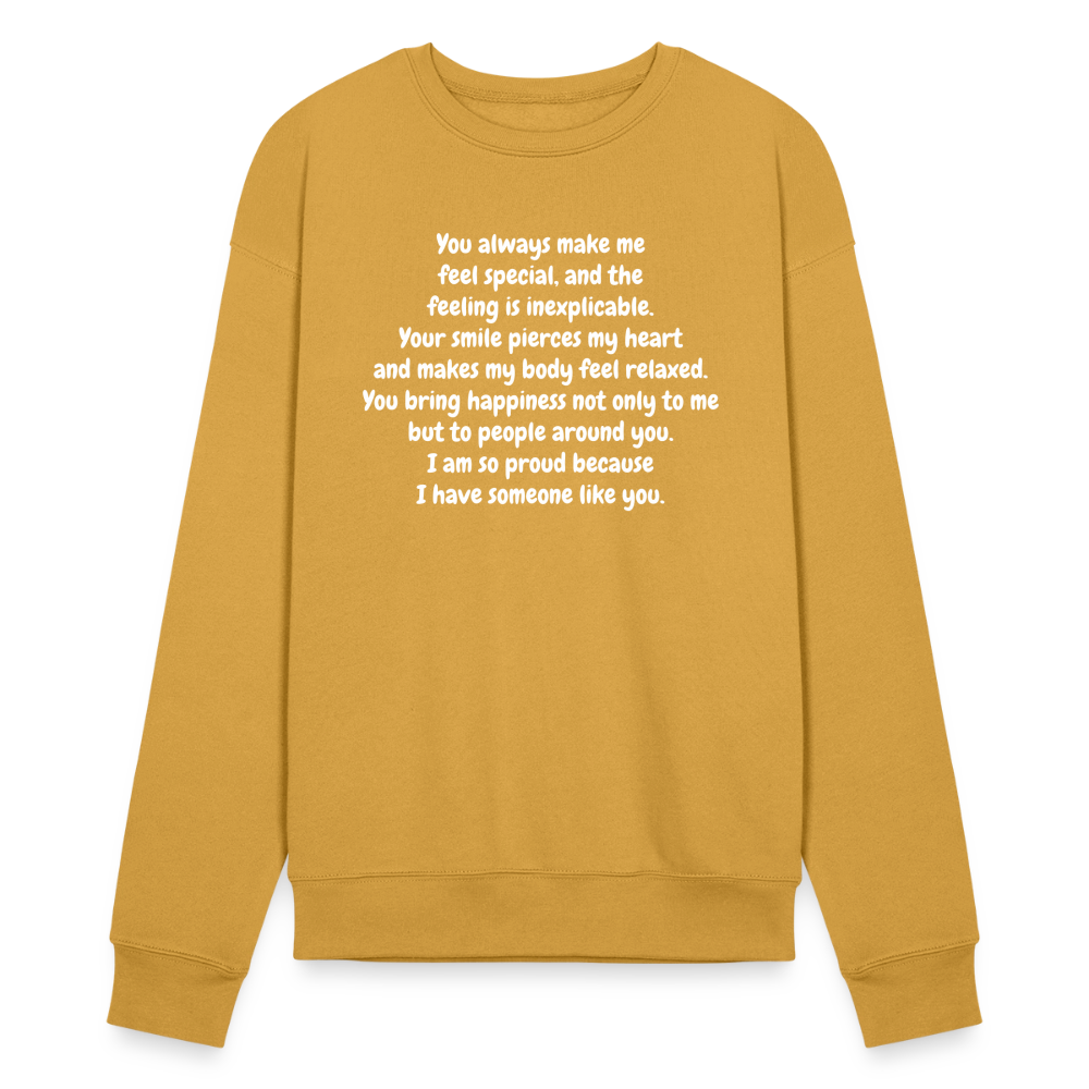 Bella + Canvas Unisex Sweatshirt - heather mustard