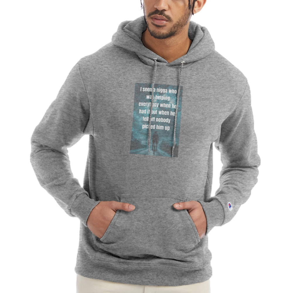 Champion Unisex Powerblend Hoodie - heather gray