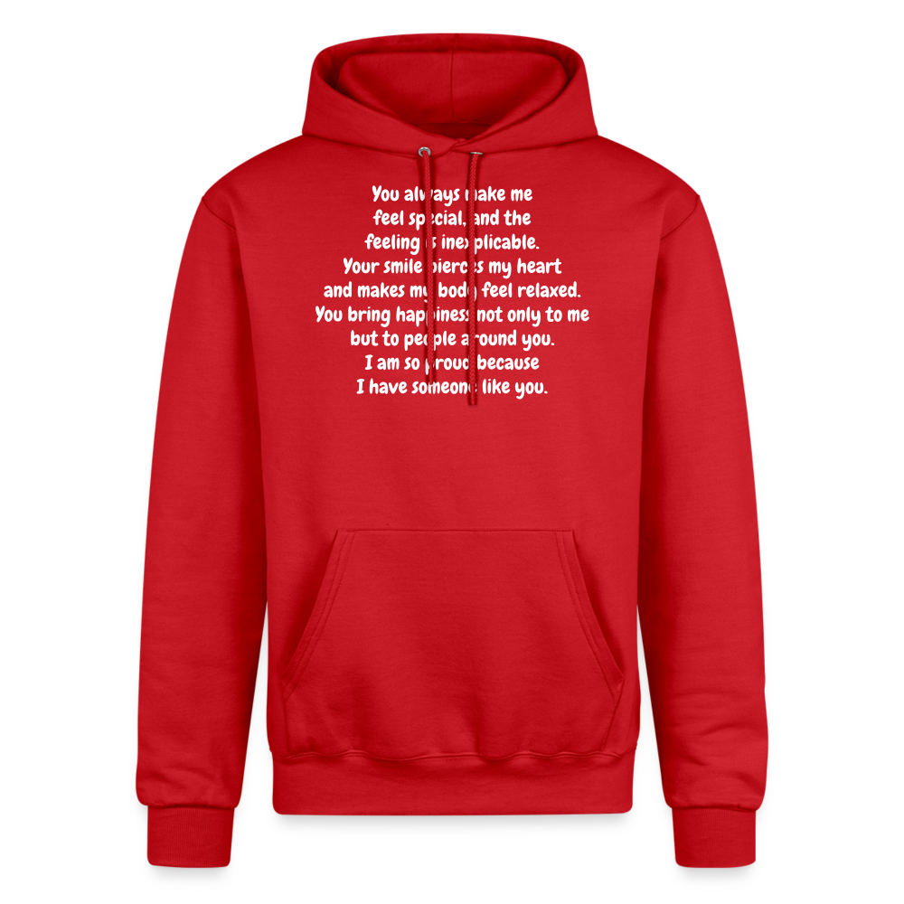 Champion Unisex Powerblend Hoodie - Scarlet