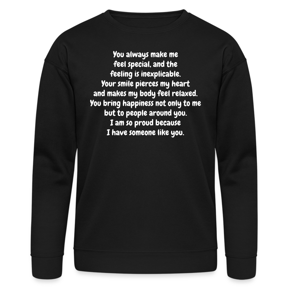 Bella + Canvas Unisex Sweatshirt - black