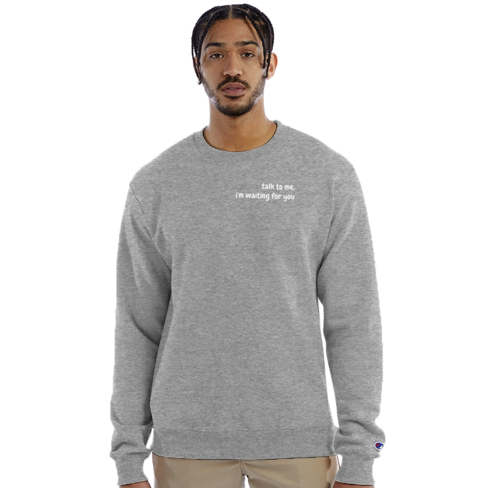 Champion Unisex Powerblend Sweatshirt - heather gray