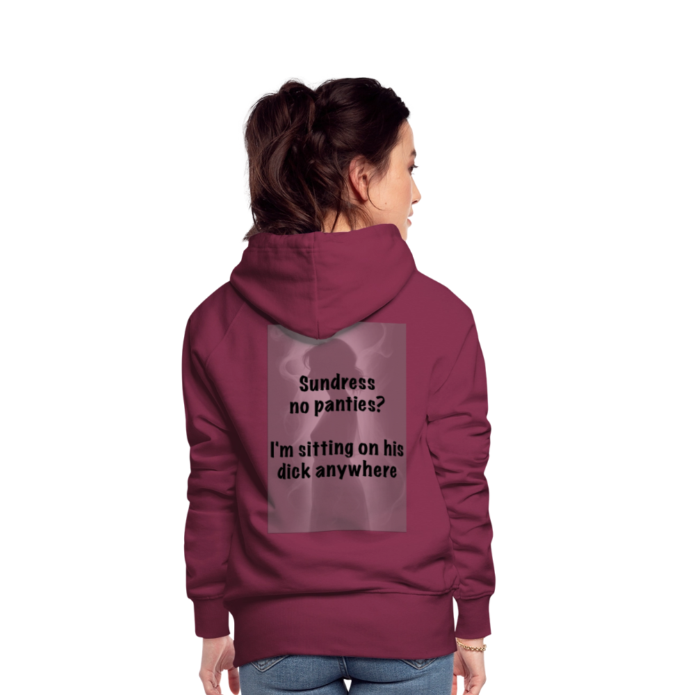 Women’s Premium Hoodie - burgundy