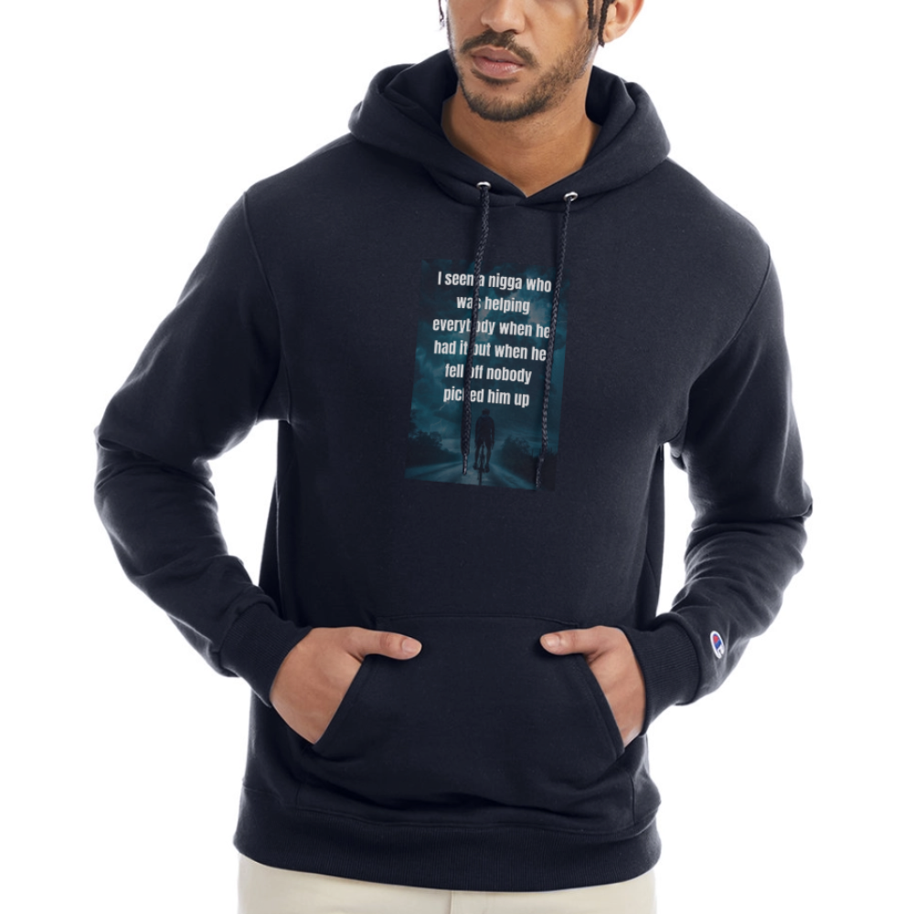 Champion Unisex Powerblend Hoodie - navy