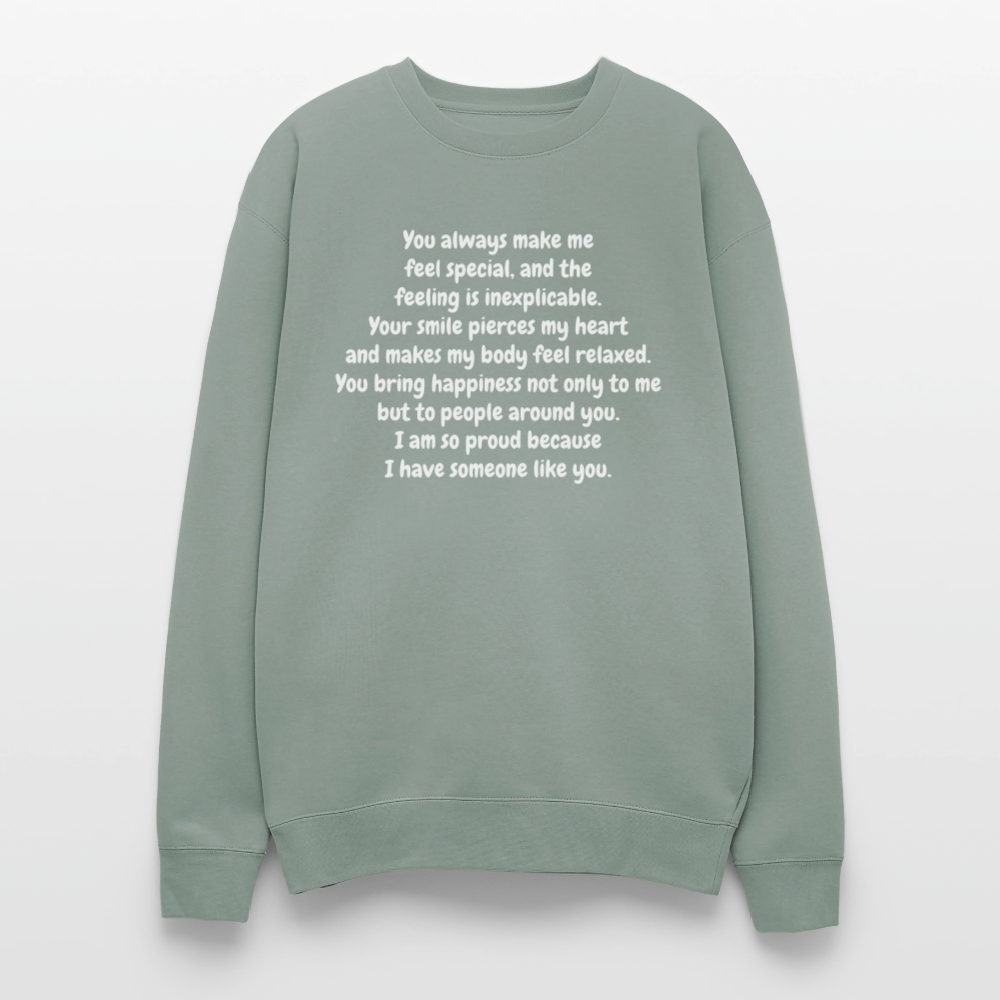 Oversized Crewneck Sweatshirt - sage