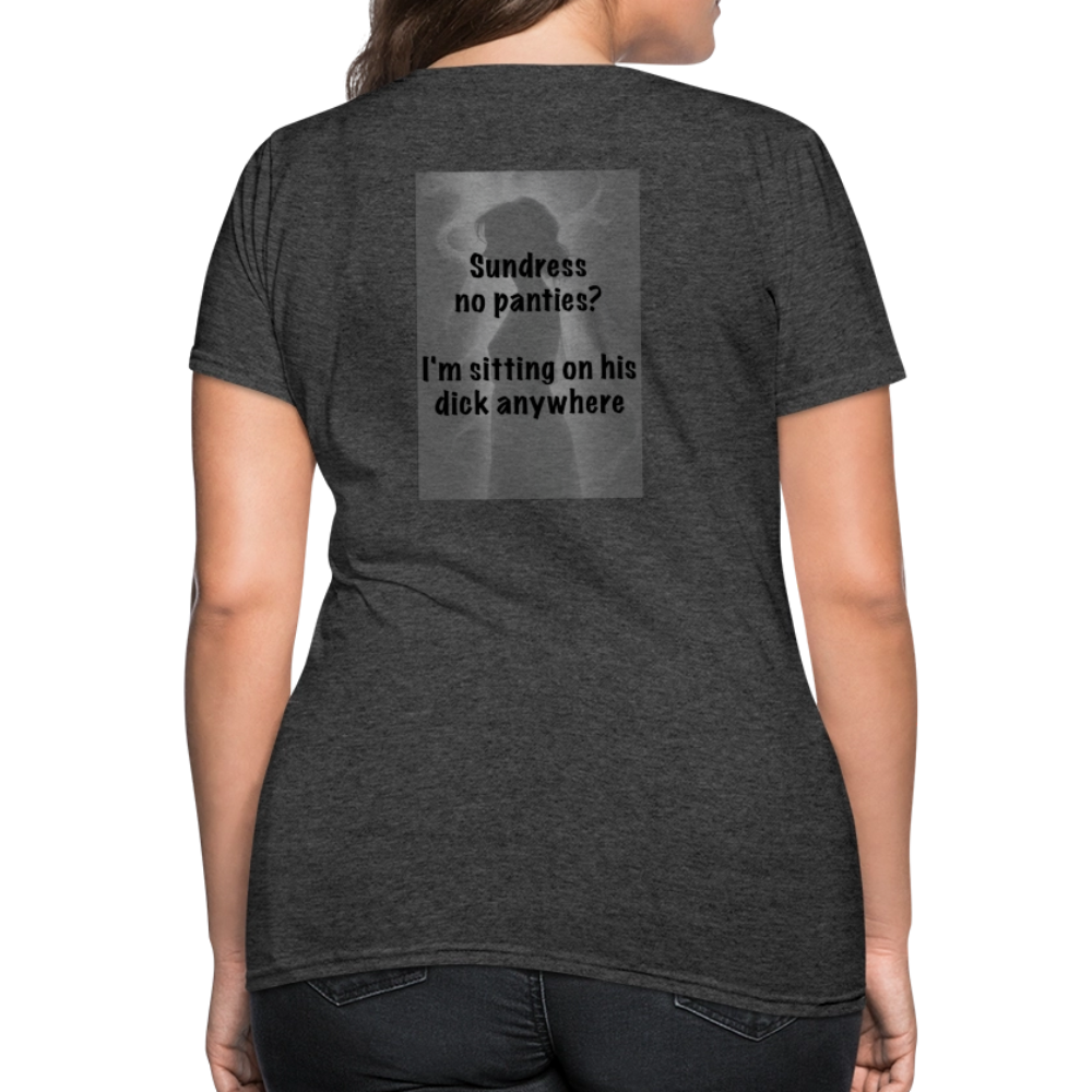 Women's T-Shirt - heather black