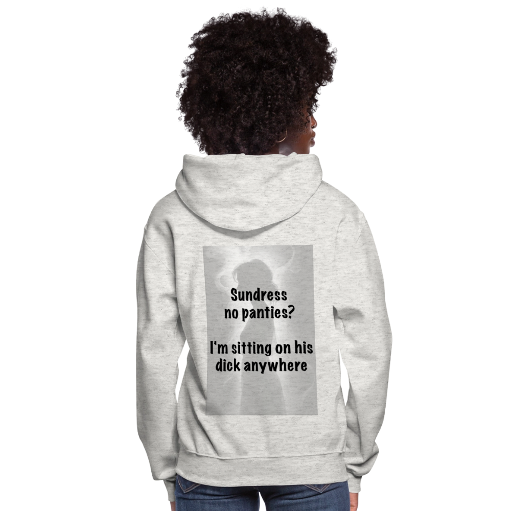 Women's Hoodie - heather oatmeal