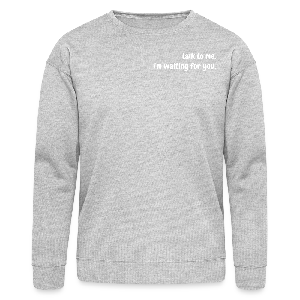 Bella + Canvas Unisex Sweatshirt - heather gray