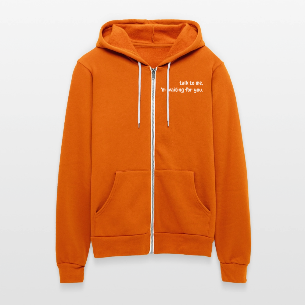 Bella + Canvas Unisex Full Zip Hoodie - autumn