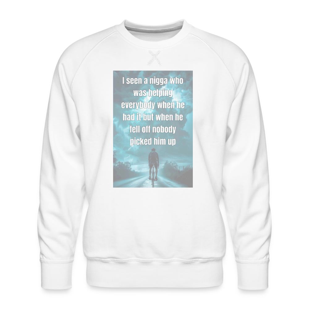 Men’s Premium Sweatshirt - white