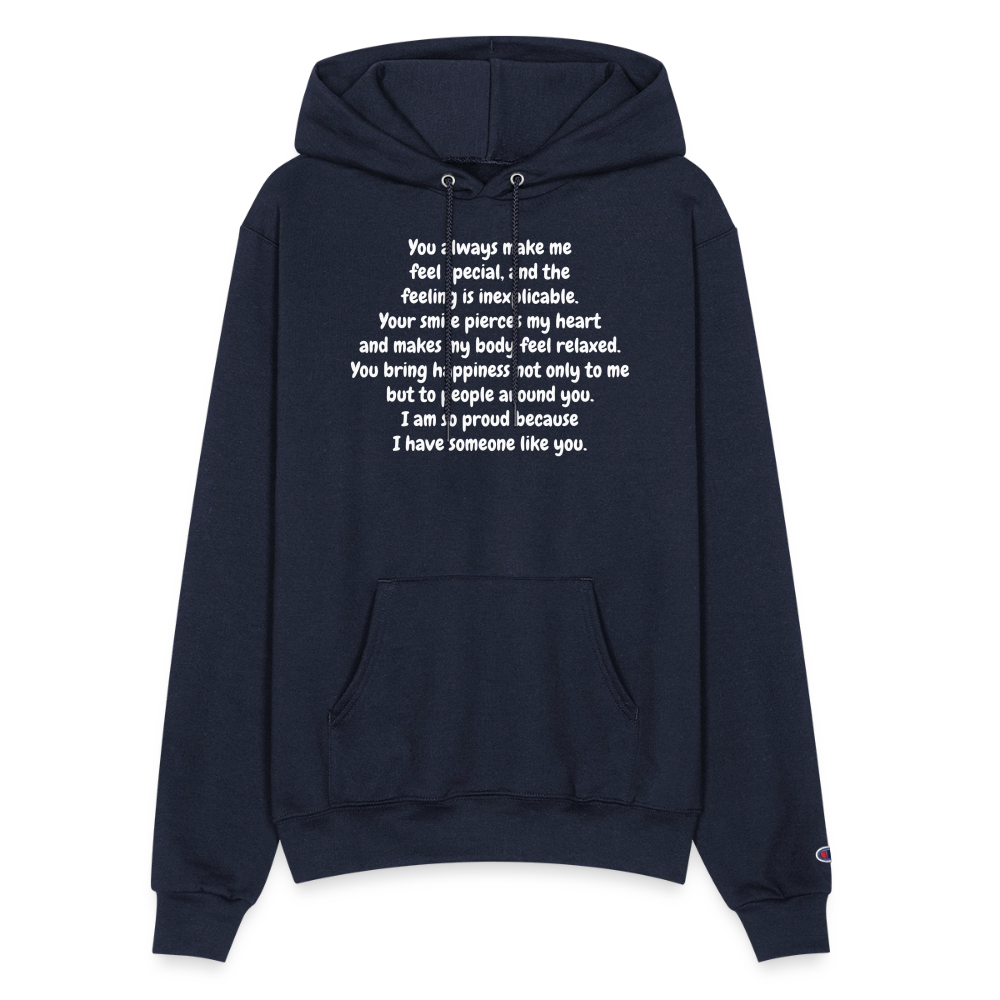 Champion Unisex Powerblend Hoodie - navy