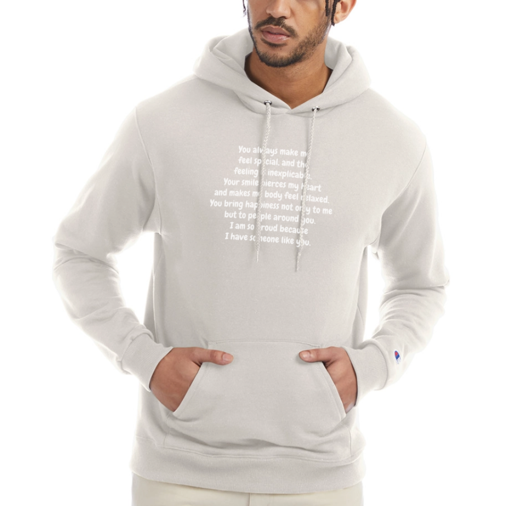 Champion Unisex Powerblend Hoodie - Sand