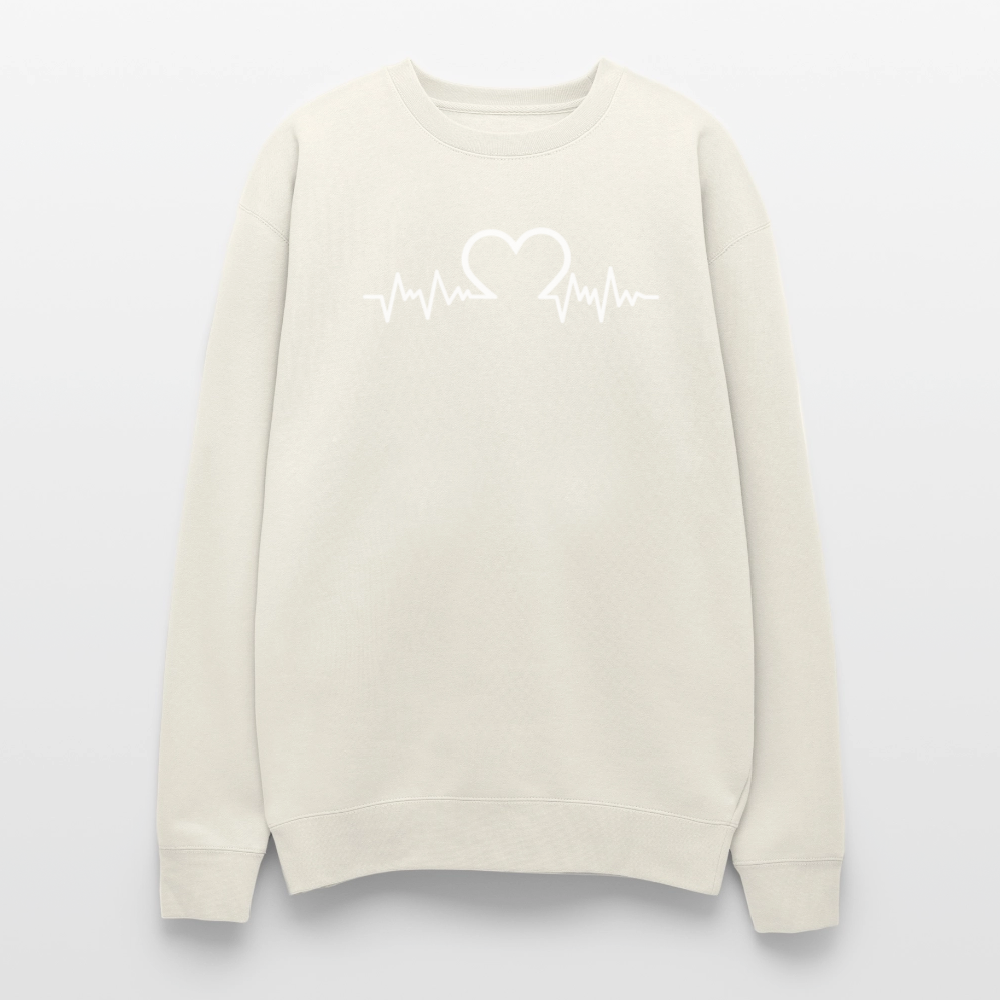 Oversized Crewneck Sweatshirt - ivory