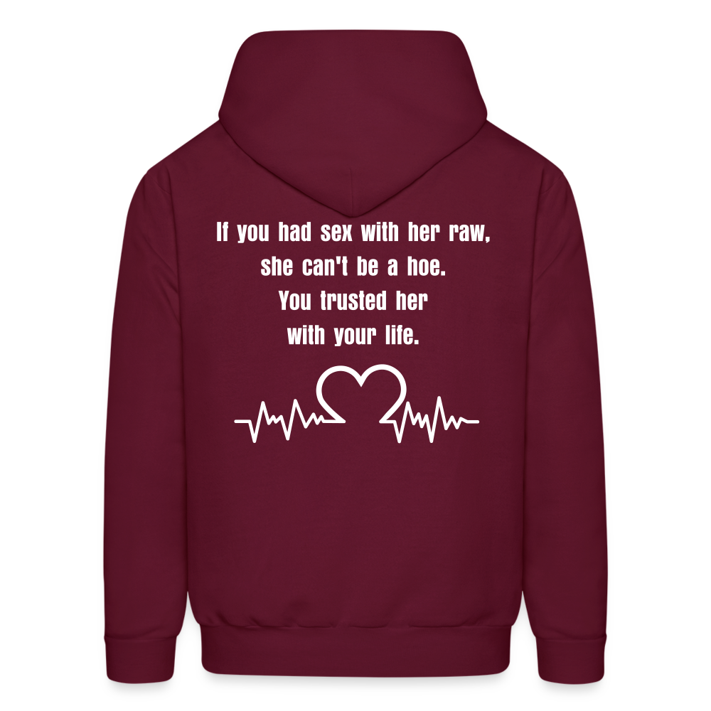 Men's Hoodie - burgundy