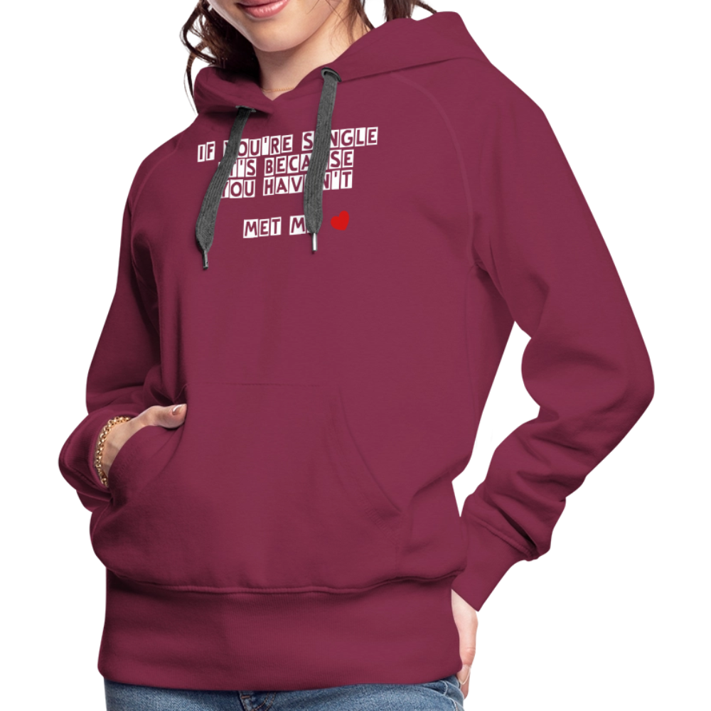 Women’s Premium Hoodie - burgundy