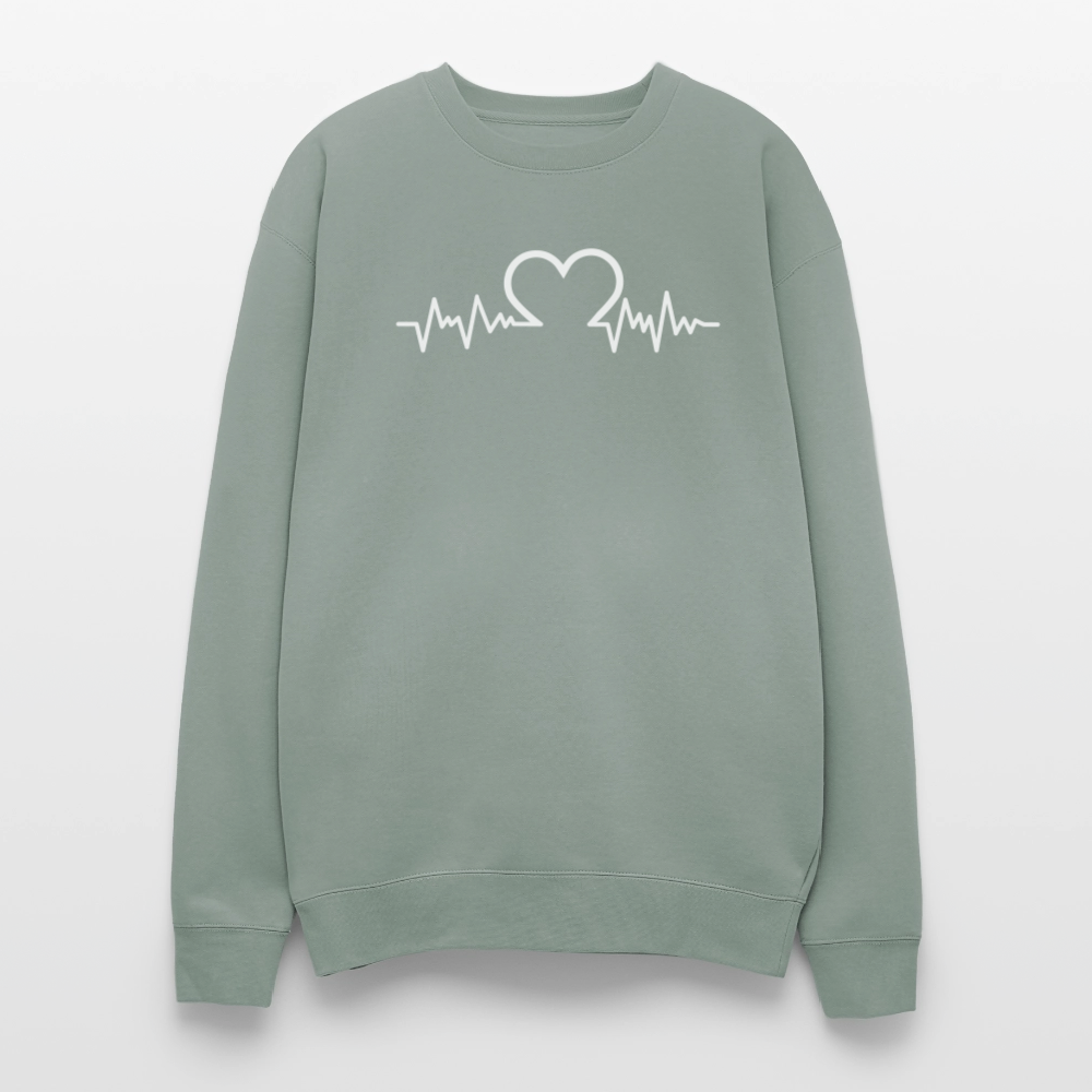 Oversized Crewneck Sweatshirt - sage