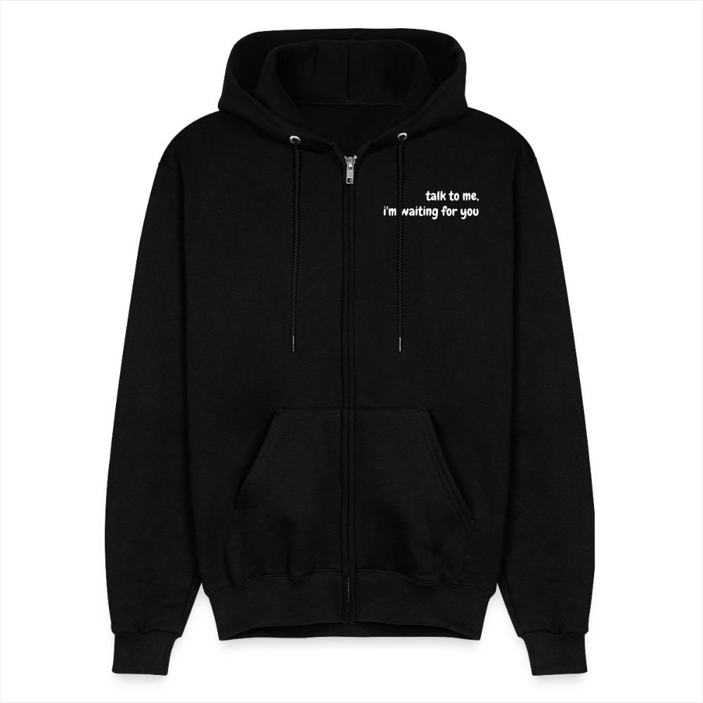 Champion Unisex Full Zip Hoodie - black