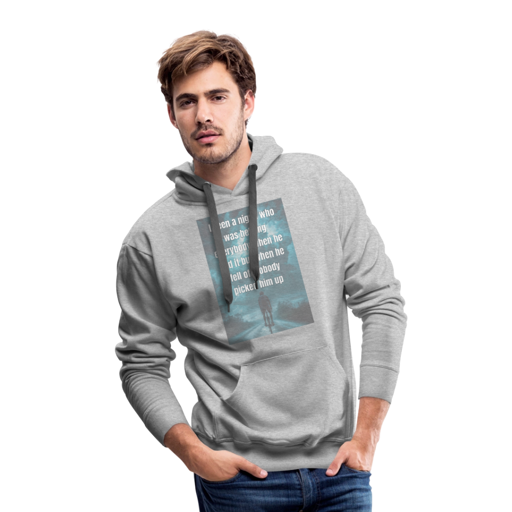 Men’s Premium Hoodie - heather grey