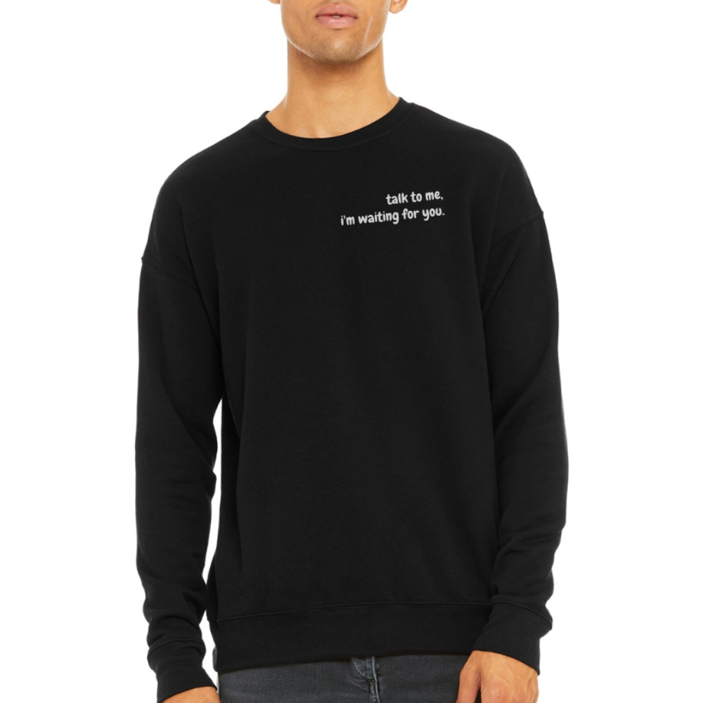 Bella + Canvas Unisex Sweatshirt - black