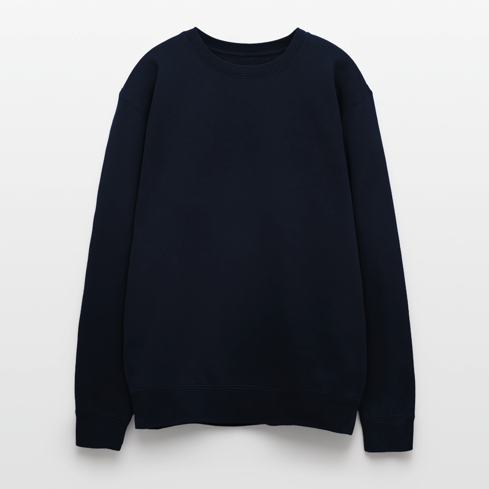 Oversized Crewneck Sweatshirt - navy