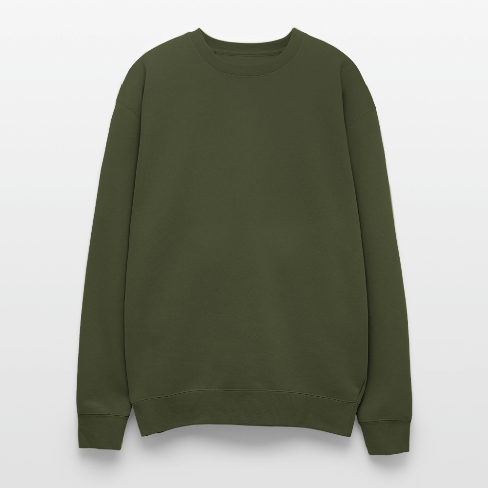 Oversized Crewneck Sweatshirt - olive green