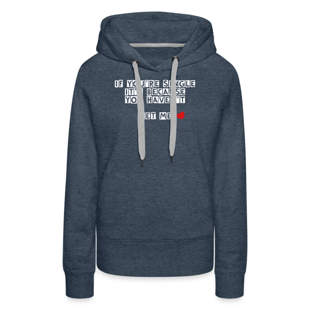 Women’s Premium Hoodie - heather denim