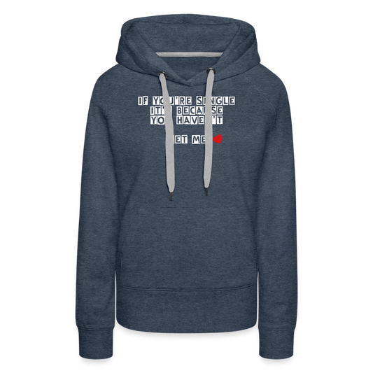 Women’s Premium Hoodie - heather denim