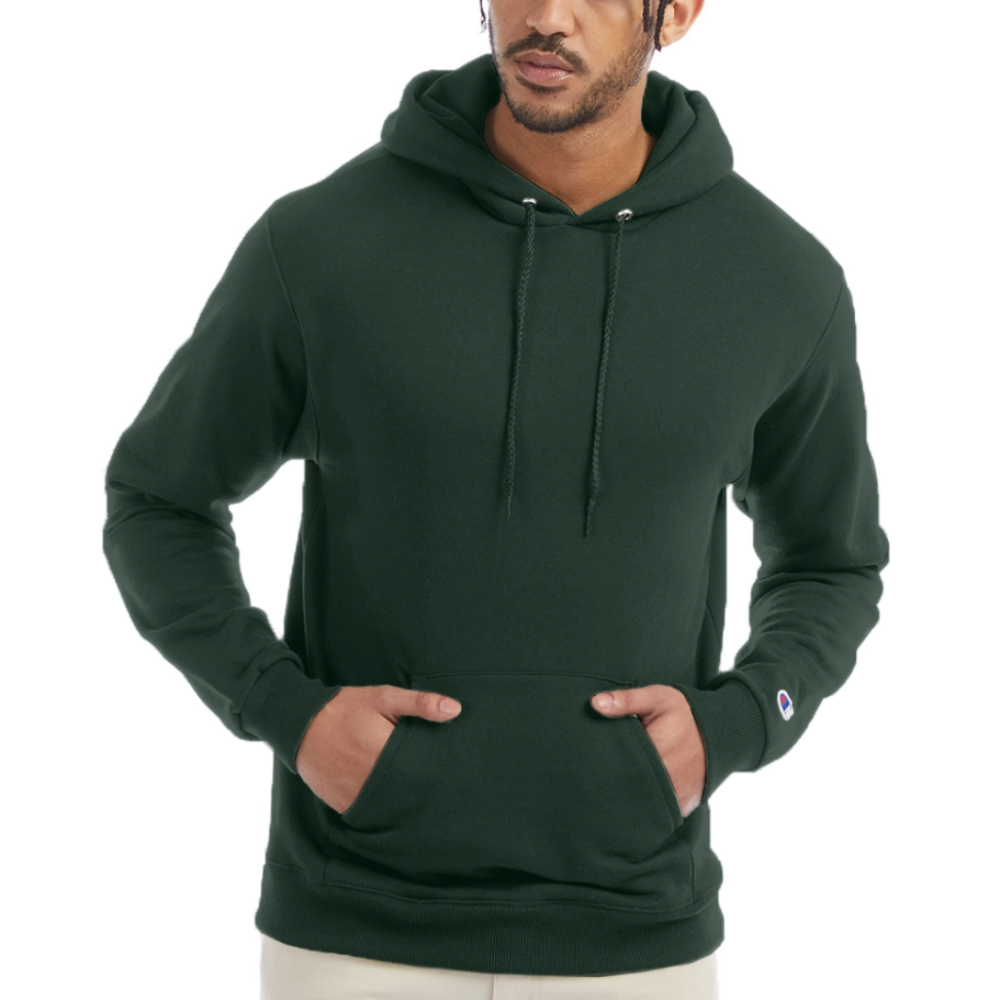 Champion Unisex Powerblend Hoodie - Dark Green