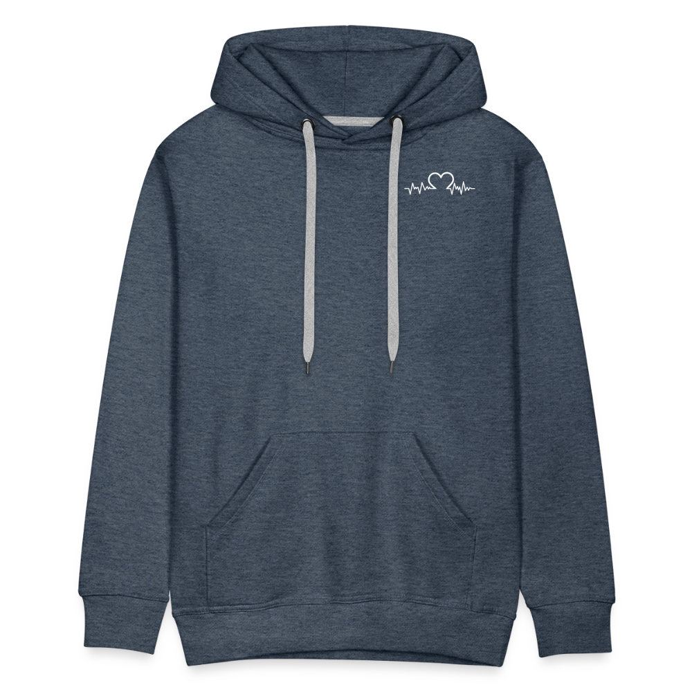 Men’s Premium Hoodie - heather denim